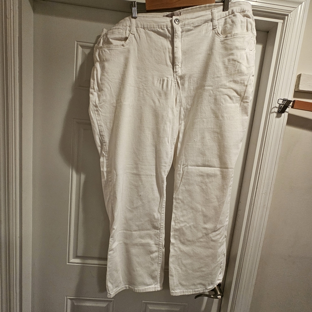 Laura Ashley Women's White Jeans